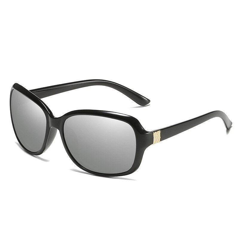 Round Polarized Sunglasses for Women 2021 Black Oversized Retro Vintage Big Sun Glasses Shades For Women - Ever Collection NYC