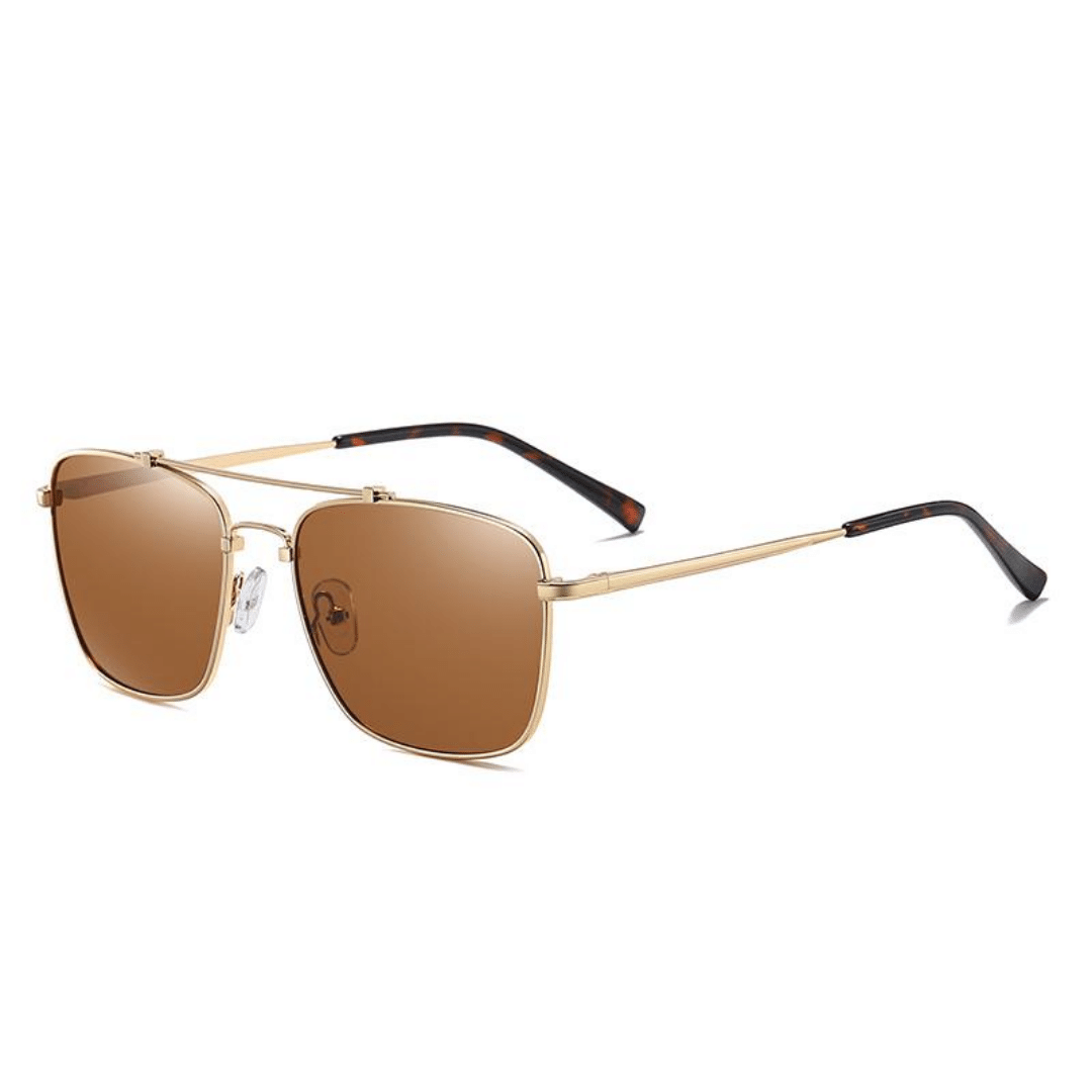 Unisex Metal Browline Polarized Sunglasses Void - Ever Collection NYC