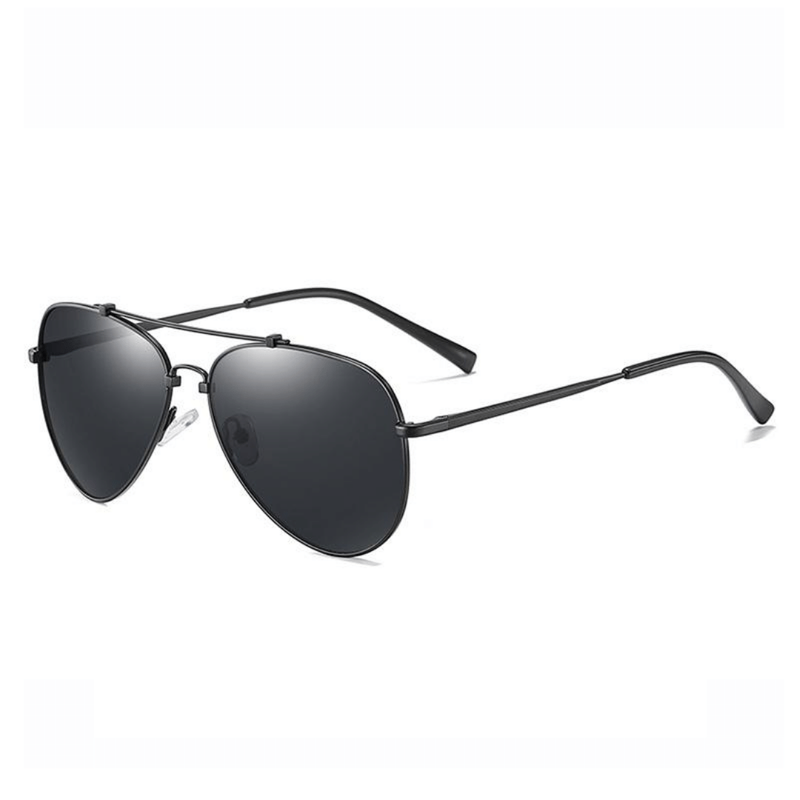 Unisex Polarized Aviators with Brow Bar Sunglasses Echo - Ever Collection NYC