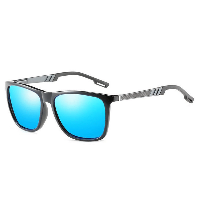 Unisex Polarized Retro Square Metal Sunglasses Frostbite - Ever Collection NYC