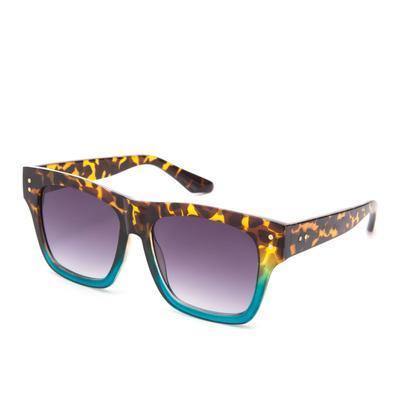 Unisex Retro Square Acetate Sunglasses Wild Cat - Ever Collection NYC