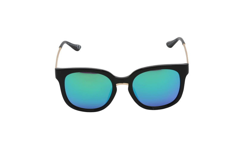 Unisex Square Sunglasses With Metal Bridge Cerulean - Ever Collection NYC