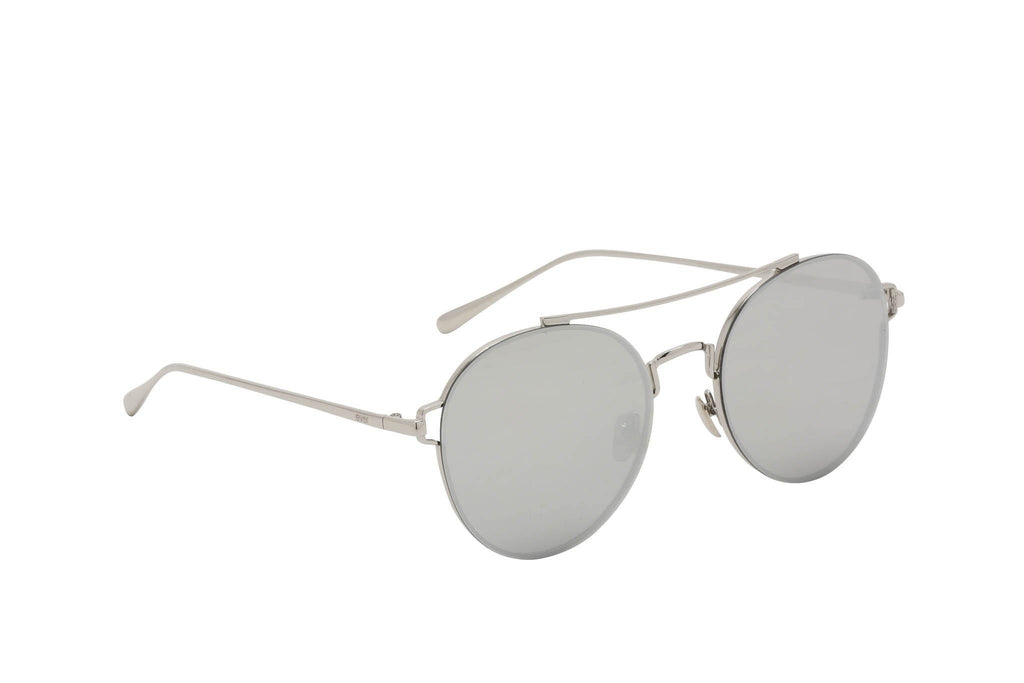 Unisex Round Metal Sunglasses Ground Round | The Ever Collection