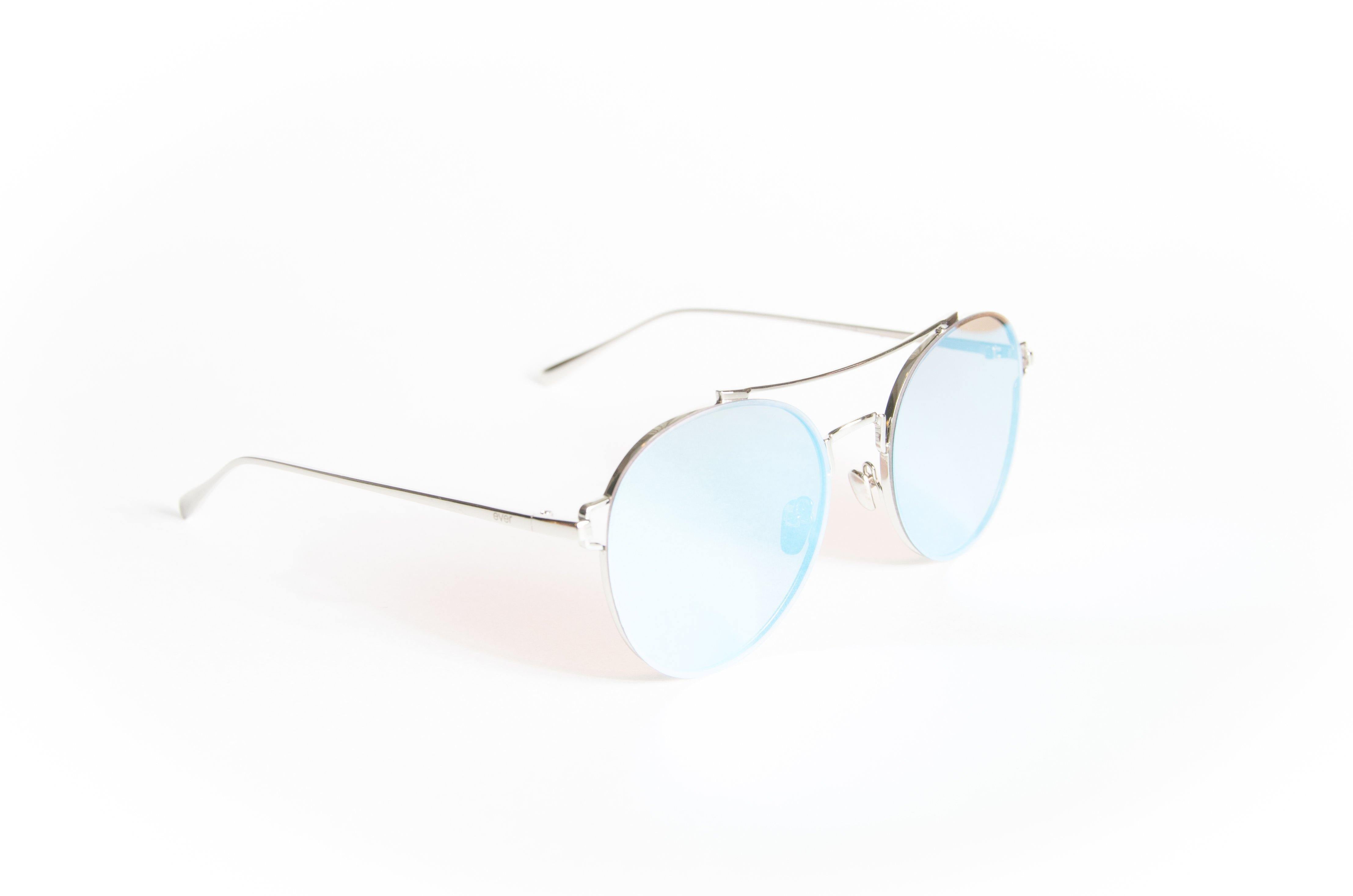 Unisex Round Metal Sunglasses Ground Round - Ever Collection NYC