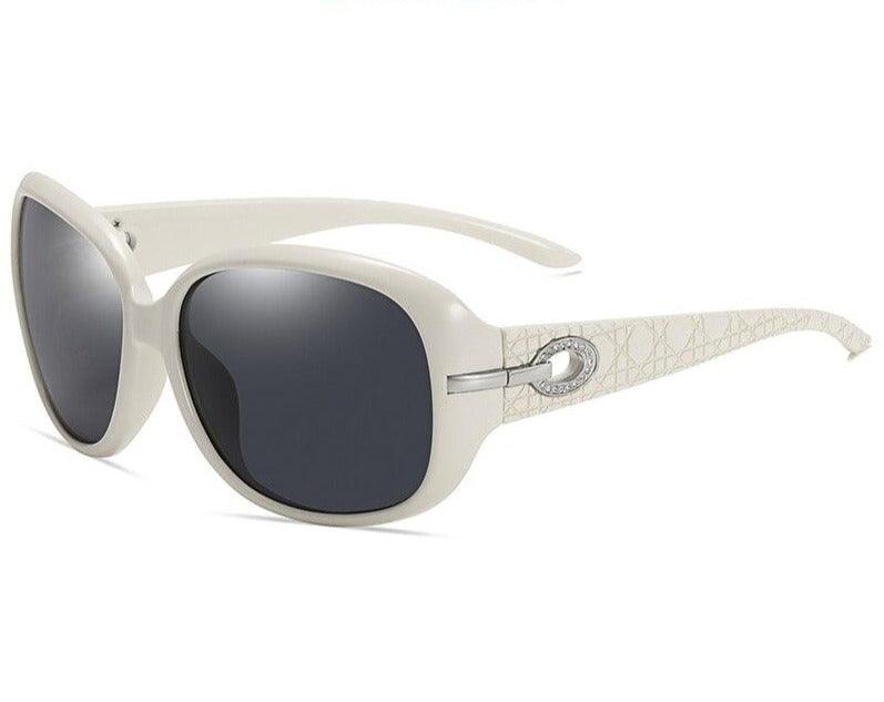 Women's polarized butterfly big frame sunglasses Bassi - Ever Collection NYC