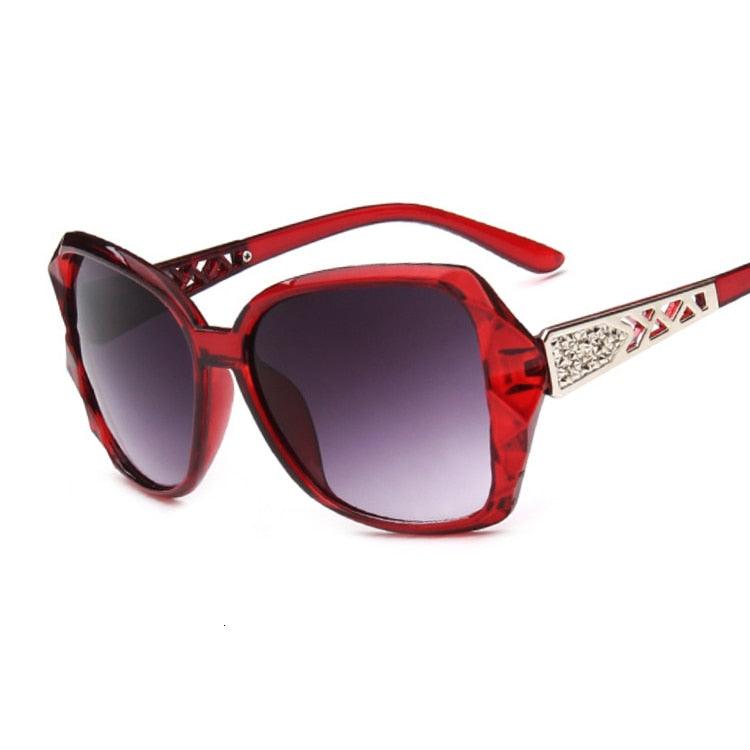 Women's oversized square Jeweled sunglasses Ditas - Ever Collection NYC