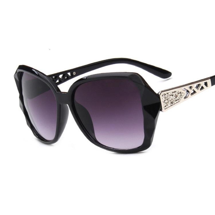 Women's oversized square Jeweled sunglasses Ditas - Ever Collection NYC