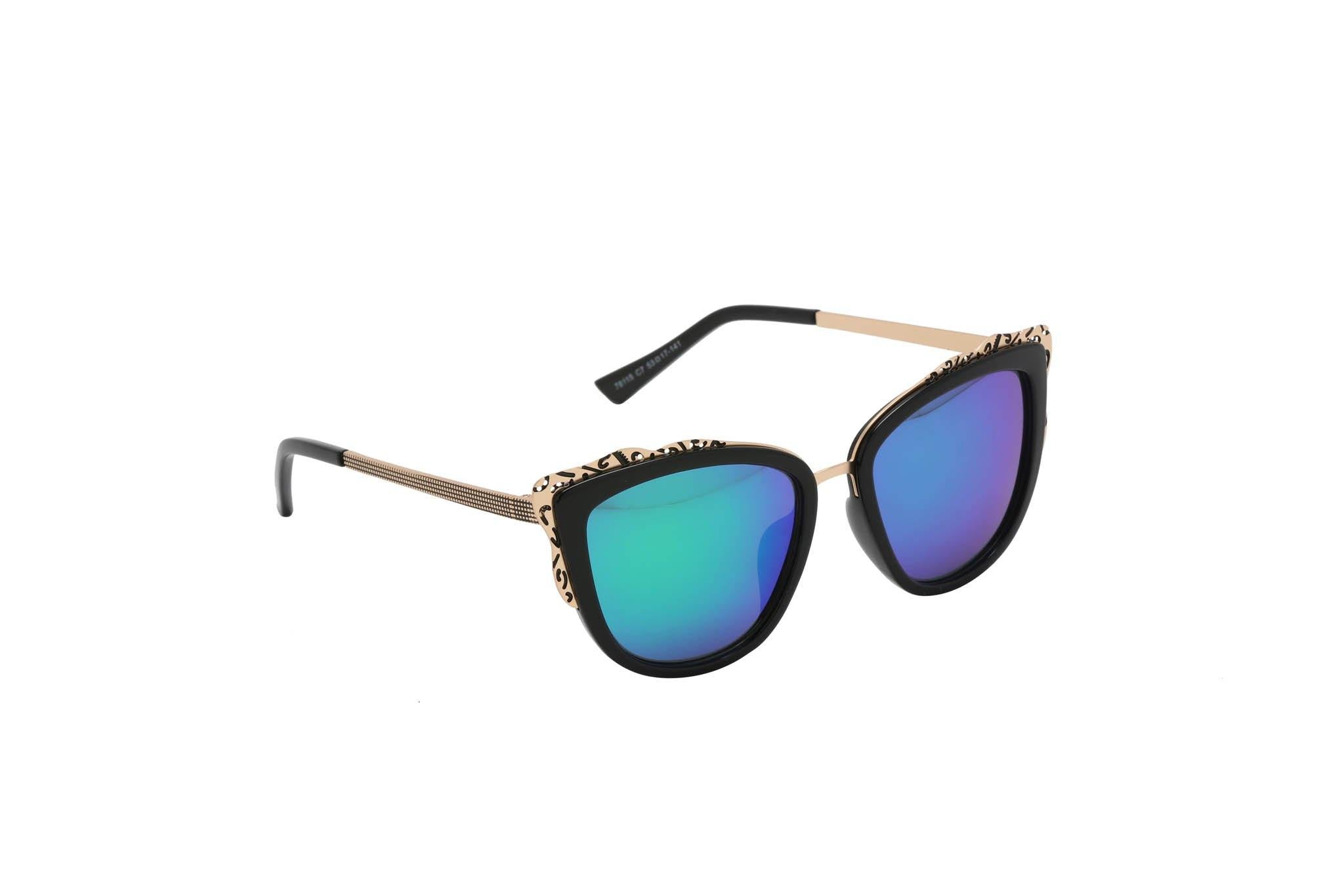 Women Sunglasses With Gold Trim Helium - Ever Collection NYC