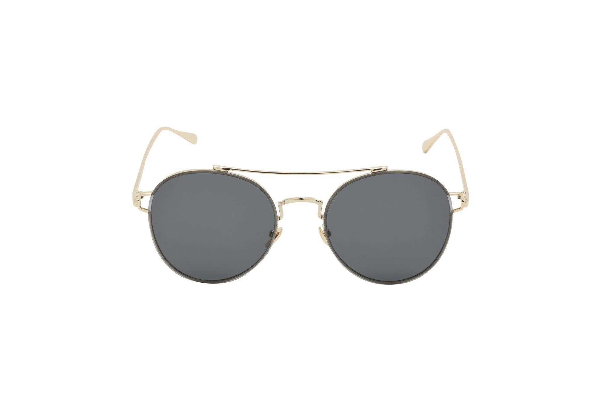 Unisex Round Metal Sunglasses Ground Round - Ever Collection NYC