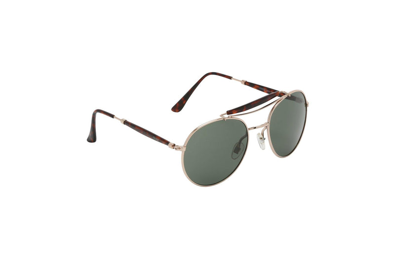 Unisex Round Brow Line Metal Atlas Sunglasses - Ever Collection NYC