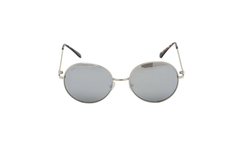 Round Unisex Reflective Metal Sunglasses The Fuzz - Ever Collection NYC