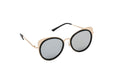 Women Round Metal Cat Eye Sunglasses Cat Walk - Ever Collection NYC
