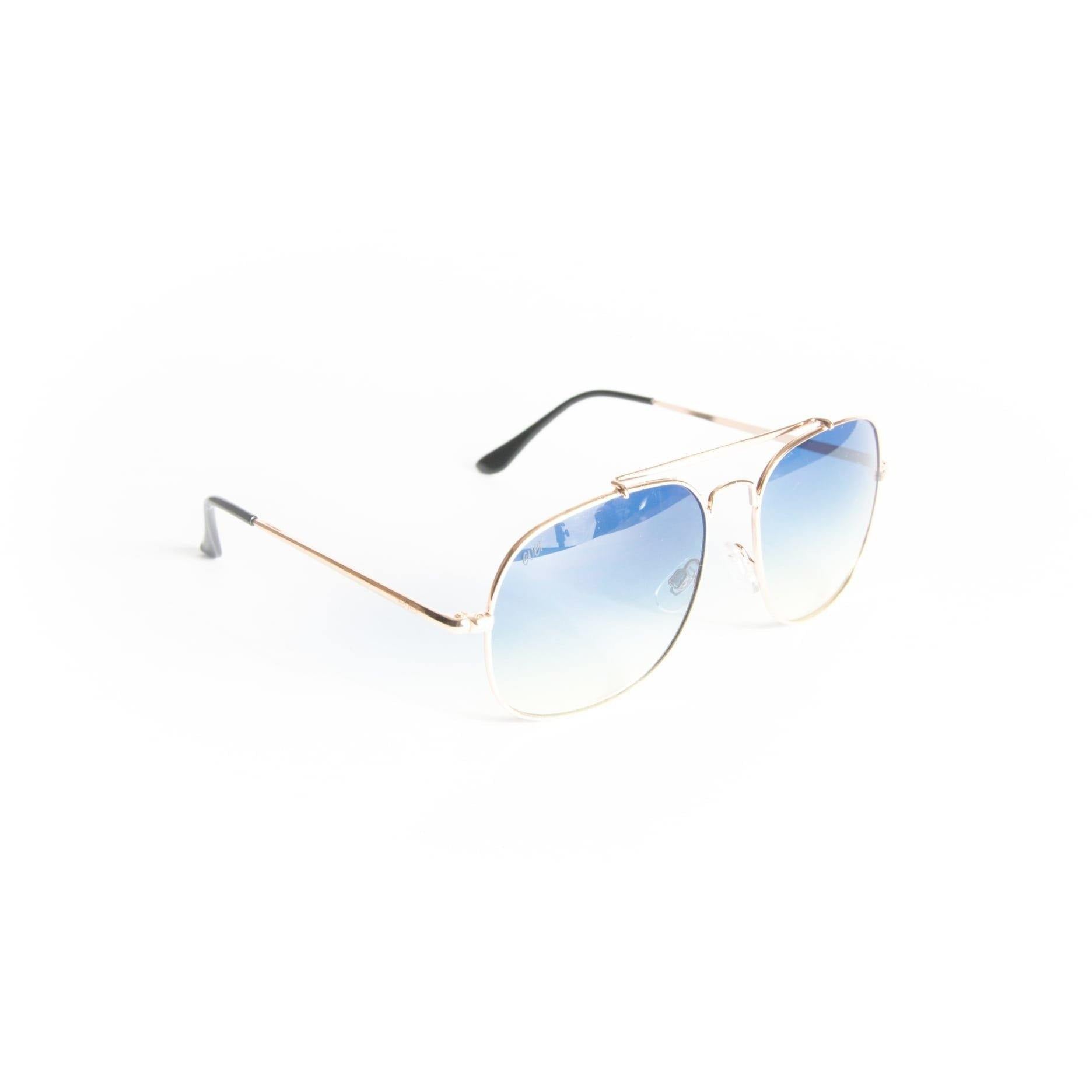 Unisex Polarized Aviators With Brow Bar Sunglasses Entourage - Ever Collection NYC