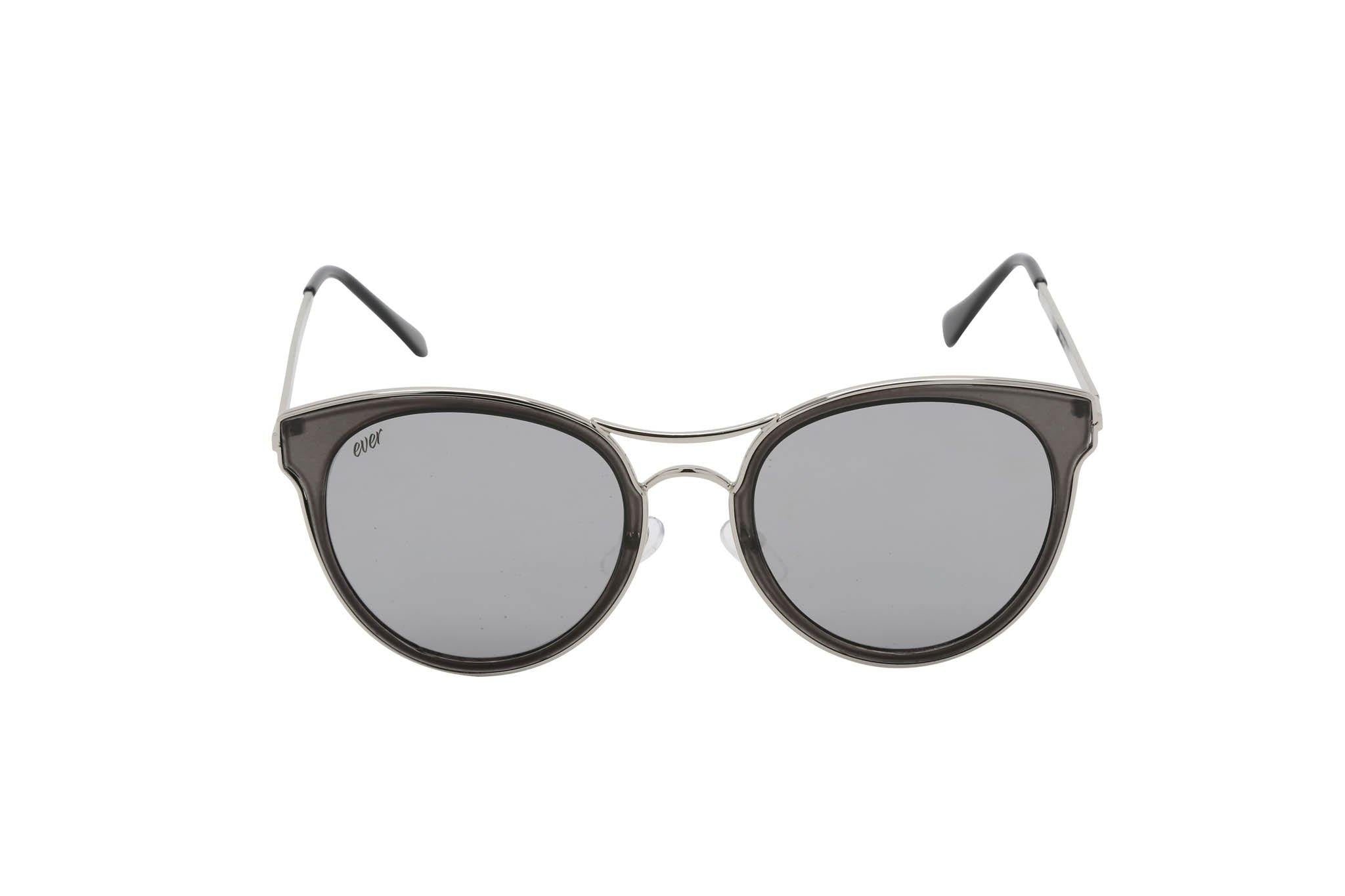 Unisex Round Acetate Semi Rimless Sunglasses - Ever Collection NYC